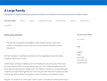 Tablet Screenshot of alargefamily.com